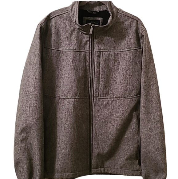 DOCKERS BRAND MEN'S GRAY JACKET SIZE LARGE - Picture 2 of 14